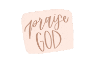 Faith Praise God Sticker