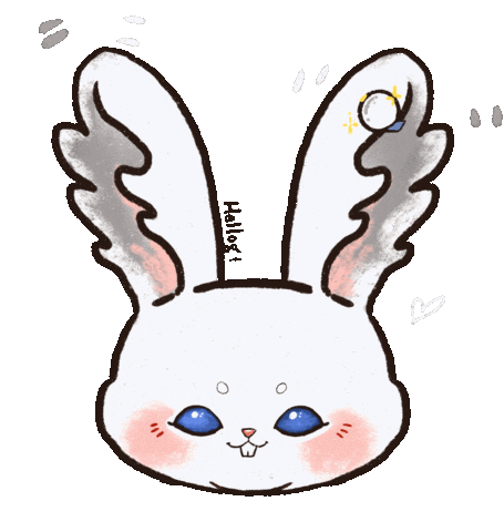 Rabbit Tuer Sticker