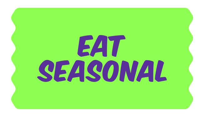 Eat Seasonal Sticker by Count Us In