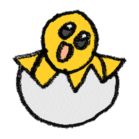 emoji chick Sticker by Adam J. Kurtz