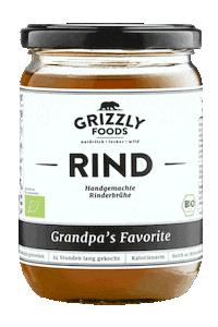 grizzlyfoods bonebroth grizzlyfoods brühe beefbroth Sticker