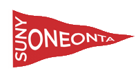 Flag University Sticker by SUNY Oneonta