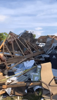 'Nothing Left Standing': House Ruined After Tornado Touches Down in Chicago Suburb