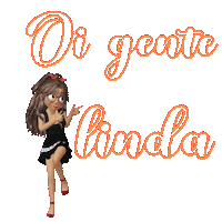 elistorycriativo girl garota menina bonita oi gente Sticker