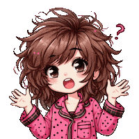 Girl Hello Sticker