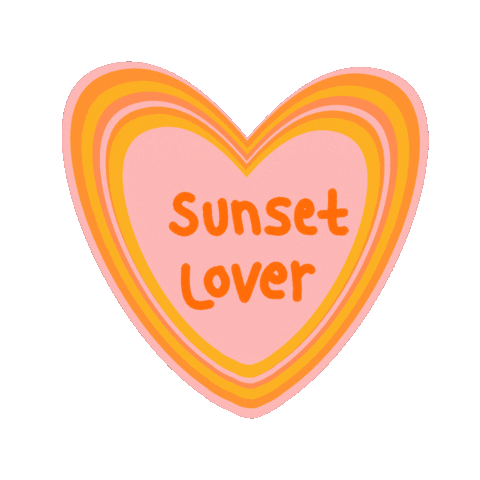 Heart Beat Summer Sticker by Sonamm