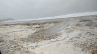 Sirens Sound as Cyclone Tauktae Causes Rough Seas in Kunkeshwar, India