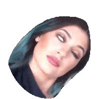 Eyeroll Bitch Please Sticker by imoji