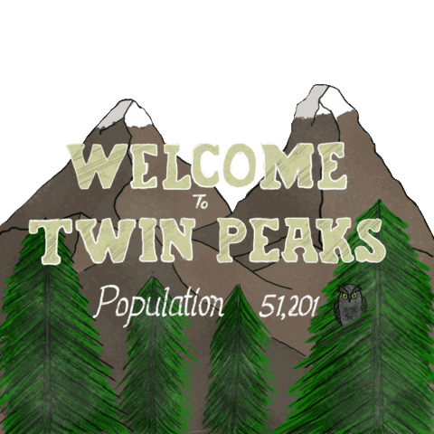 Twin Peaks Owl Sticker for iOS & Android | GIPHY