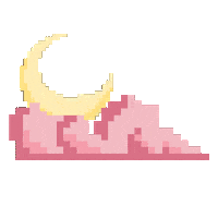 Sterne Mond Sticker by BARMER