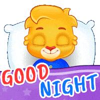 Sleepy Good Night Sticker by Lucas and Friends by RV AppStudios