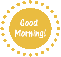 Good Morning Sticker