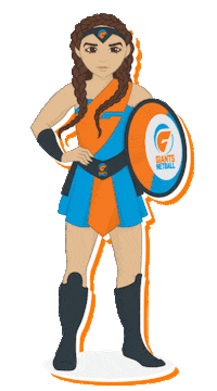 Giants Giantsnetball Sticker by Netball NSW