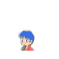 MusaSticker anime sticker stare peek Sticker