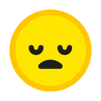 Sad Big Eyes Sticker