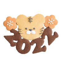 New Year Tiger Sticker