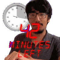 42 Min Sticker