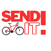 Send It Mountain Bike Sticker by Reid