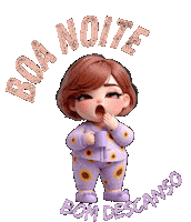 Boa Noite Sticker by Atelier das Arteiras