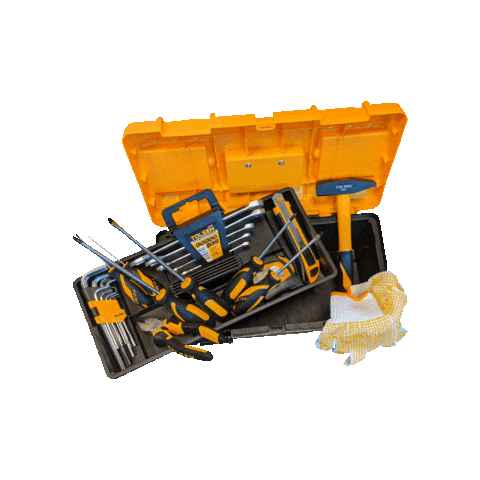 tolsen_shop giphyupload hammer handwerker werkzeug Sticker