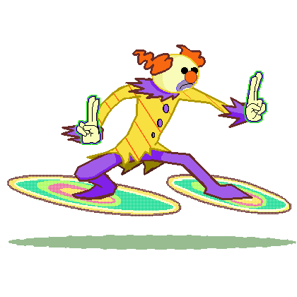 clown balloon Sticker