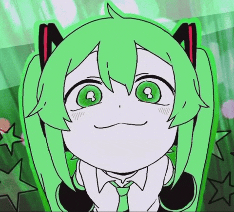 Hatsune Miku Smile GIF