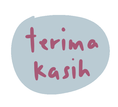 Thanks Terimakasih Sticker