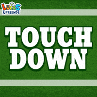 Touch Down Super Bowl GIF by Lucas and Friends by RV AppStudios