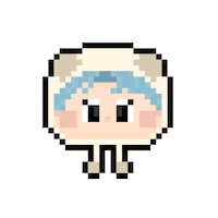 hyggeish pixel bear nct cutie Sticker