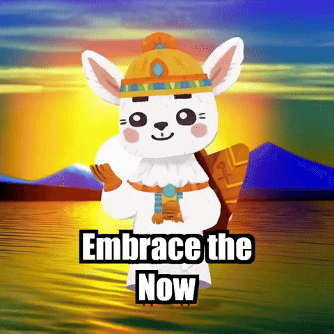 Wisdom Stillness GIF by Llamaozi