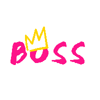 Pink Queen Sticker by Real Jay Elaine