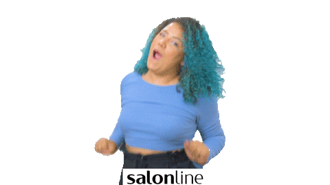 happy dye hair Sticker by Salon Line