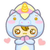kiktoyz baby unicorn middlefinger quay Sticker