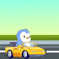 Travel Driving GIF by Pudgy Penguins