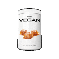 Salted Caramel Vegan Sticker by Tillskottsbolaget