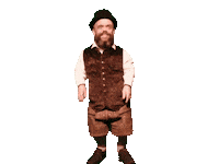 timmietirol oktoberfest apres ski kabouter handjes Sticker