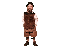 timmietirol oktoberfest apres ski kabouter handjes Sticker