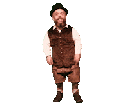 timmietirol oktoberfest apres ski kabouter handjes Sticker