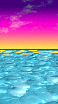 themediawitch_ summer water ocean sunset GIF