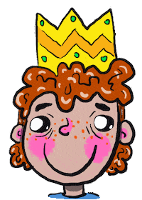 Varvara_spike smile boy crown prince Sticker