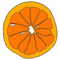 Orange Juice Sticker by Better Booch