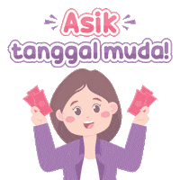 Happy Gajian Sticker