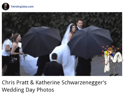 katherine schwarzenegger wedding GIF by Gifs Lab