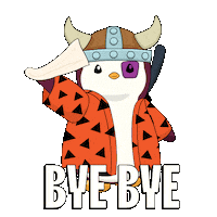 Bye Bye Goodbye Sticker by Pudgy Penguins