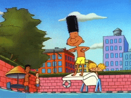hey arnold nicksplat GIF
