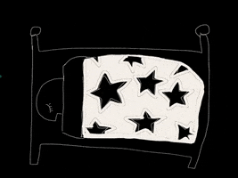 Star Sleeping GIF by Barbara Pozzi