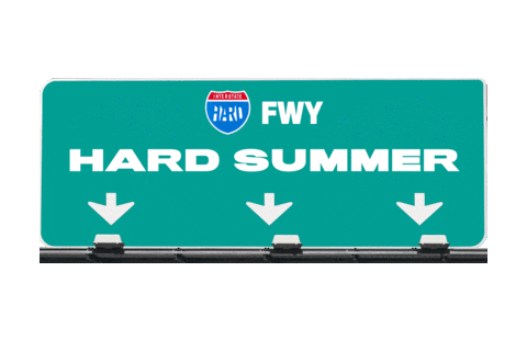 Freeway Hard Summer Sticker by Insomniac Events