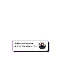 WisconsinWineGuy wine wine tasting wisconsin wine guy wine munchies Sticker