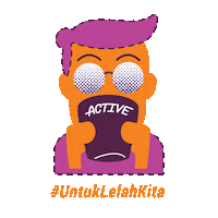 sick fatigue Sticker by Ajita