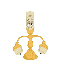 Beauty And The Beast Disney Lumiere Sticker